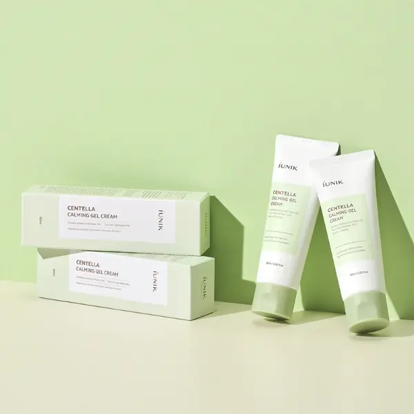 iUNIK Centella Calming Gel Cream σε σωληνάριο 60ml με δροσερή gel υφή