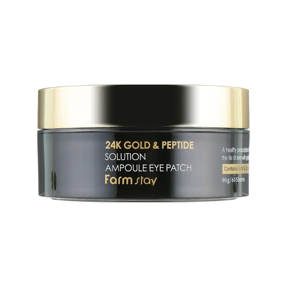 Farmstay 24k Gold & Peptide Solution Eye Patch 60 pcs