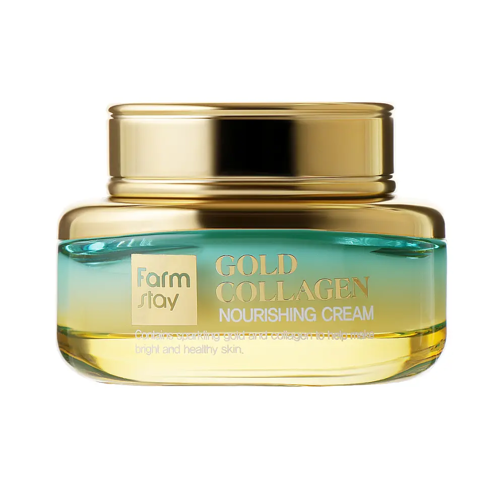 Farmstay Gold Collagen Nourishing Cream κρέμα προσώπου