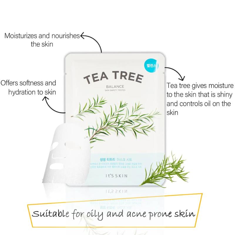 It's Skin The Fresh Mask Sheet Tea Tree 18gr - Image 4