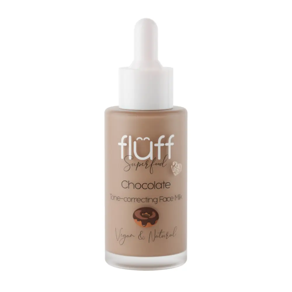 1. Fluff Chocolate Tone-Correcting Face Milk 40ml για ομοιόμορφο τόνο προσώπου