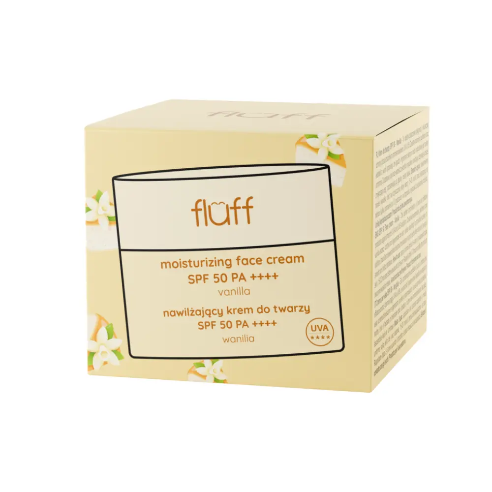 Fluff Moisturizing Face Cream SPF 50 για ενυδάτωση, προστασία και αίσθηση φρεσκάδας